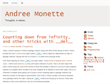 Tablet Screenshot of acmonette.com